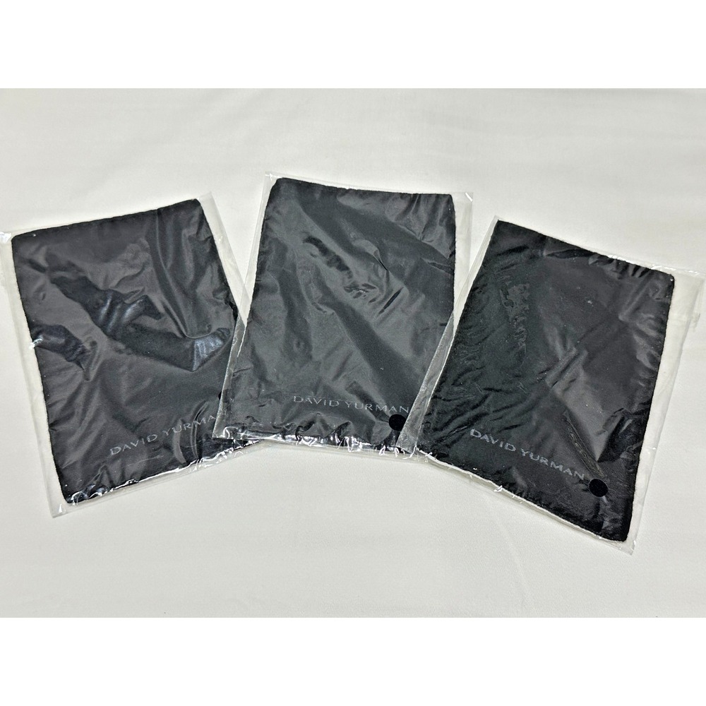 David Yurman 3 Pcs Cleaning Polish Cloth New Sealed